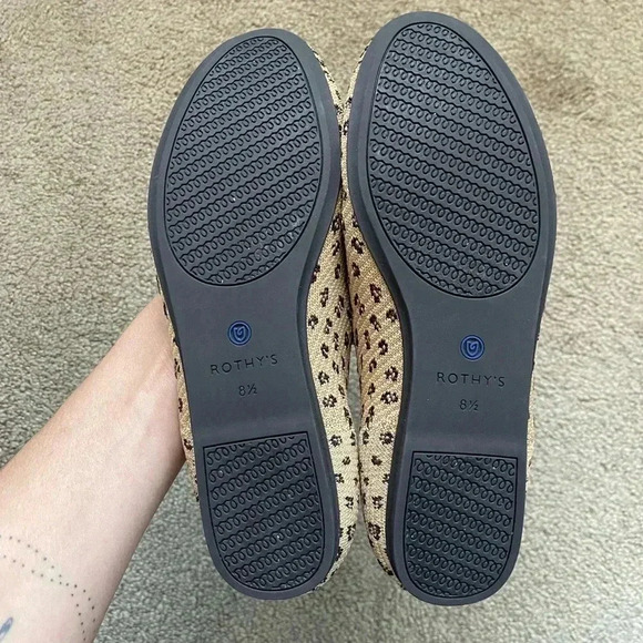Rothy’s Leopard Print Round Toe Flat| 8.5 - Picture 5 of 6